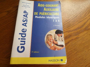 Aide-soignant, auxiliaire de puériculture. Modules identiques de formation 1à 6, 3e édition