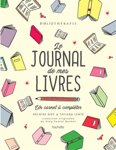 Couverture de Bibliothérapie : le journal de mes livres : un carnet  à compléter