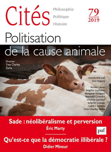 Cités, n° 79. Politisation de la cause animale