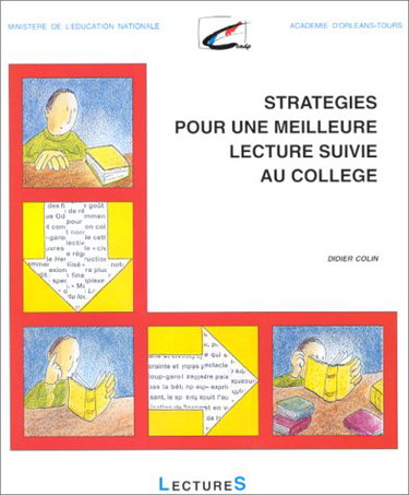 Couverture de Stratégies pour une meilleure lecture suivie au collège par Didier Colin