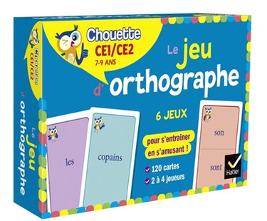 Couverture de Le jeu d'orthographe : 6 jeux pour s'entraîner en s'amusant ! : CE1, CE2, 7-9 ans par Stéphanie Grison