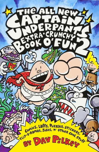 Couverture de The Captain Underpants Extra-Crunchy Book O'Fun 2