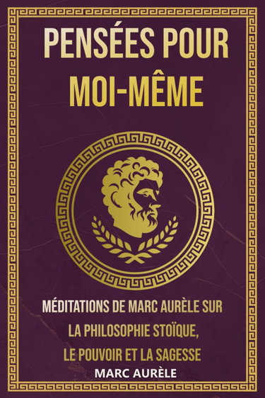 Couverture de Pensées pour moi-même: Méditations de Marc Aurèle sur la Philosophie Stoïque, le Pouvoir et la Sagesse