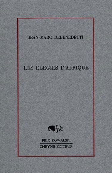 Les élégies d'Afrique