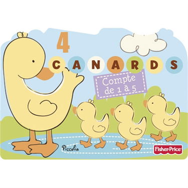 4 canards : compte de 1 à 5