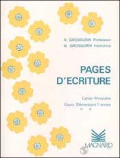 Pages d'écriture : cahier primevère, cours élémentaire 1re année