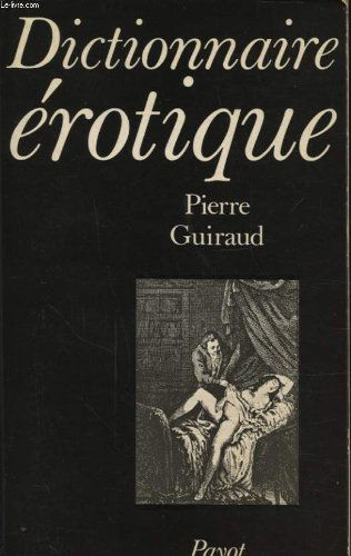 DICTIONNAIRE EROTIQUE