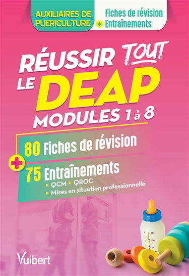 Réussir tout le DEAP modules 1 à 8 : 80 fiches de révision + 75 entraînements