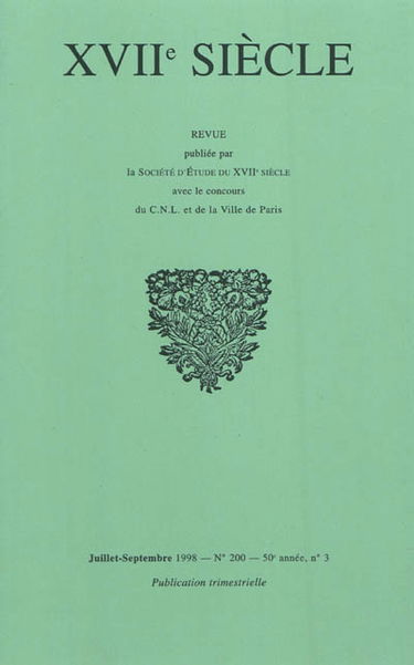 Dix-septième siècle, n° 200