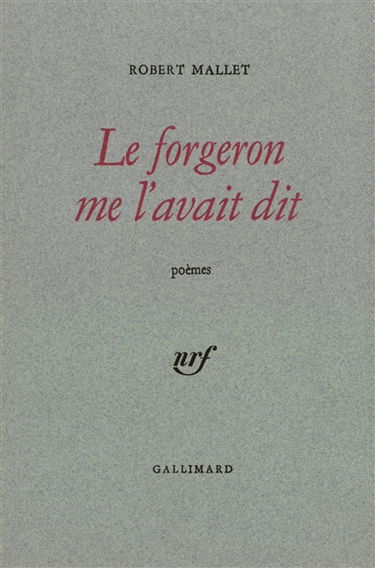 Le Forgeron me l'avait dit