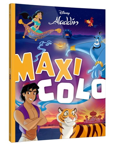 DISNEY PRINCESSES : Maxi Colo : Spécial Aladdin