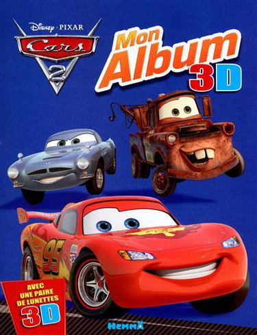 Couverture de Cars 2 : mon album 3D par Walt Disney company