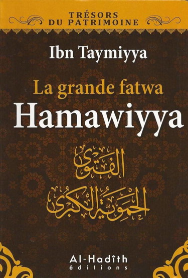 Couverture de La grande fatwa Hamawiyya