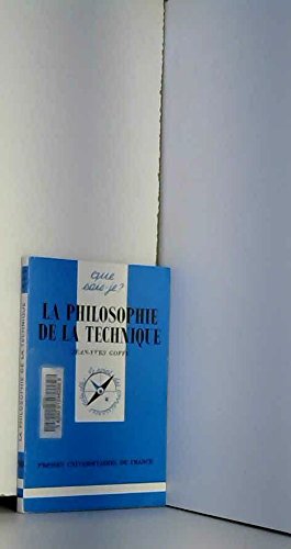 La Philosophie de la technique
