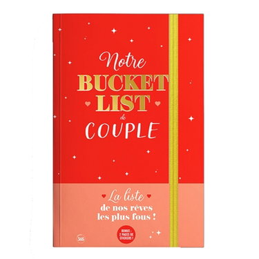 Couverture de Notre bucket list de couple : la liste de nos rêves les plus fous !