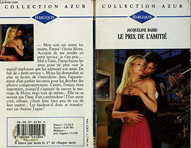 Couverture de Le prix de l'amitie - master of passion