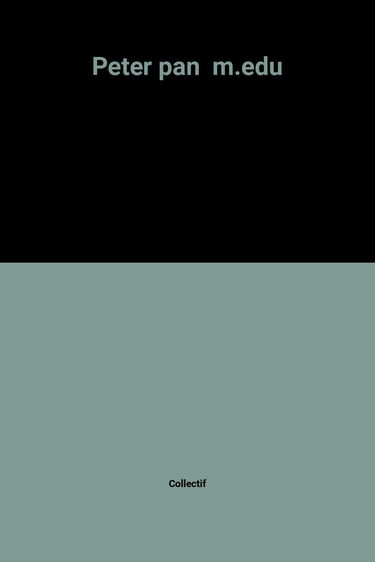 Peter pan m.edu