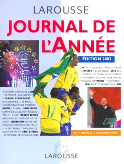 Journal de l'année 2002 : du 1er janvier au 31 décembre 2002