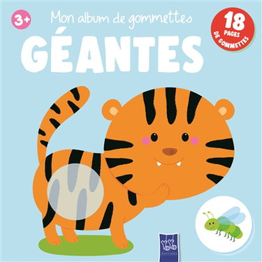 Mon album de gommettes géantes 3+ : couverture bleue