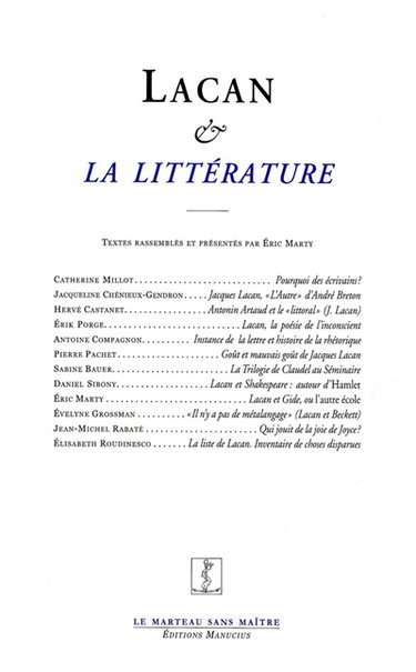 Lacan et la littérature