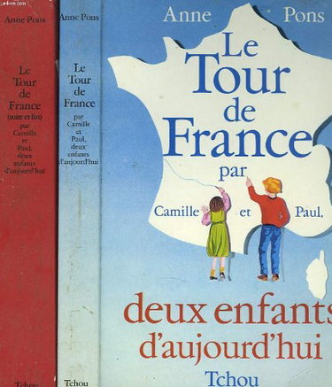 Couverture de Le tour de france par camille et paul, deux enfants d'aujourd'hui en 2 tomes.