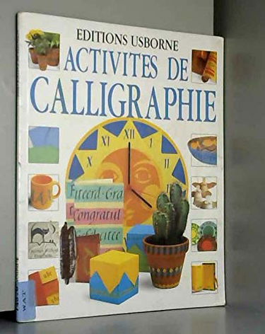 Activités de calligraphie