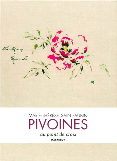 Couverture de Pivoines au point de croix