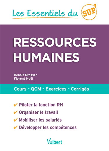 Ressources humaines : cours, QCM, exercices, corrigés