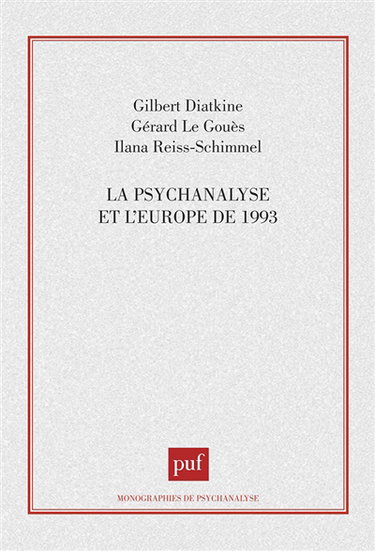 La psychanalyse et l'Europe de 1993