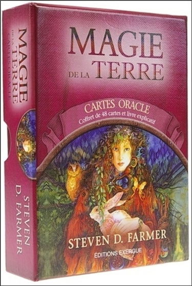 Magie de la terre : cartes oracle : coffret de 48 cartes et livre explicatif