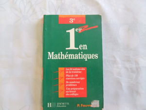 Premier en maths, troisième, nouvelle édition