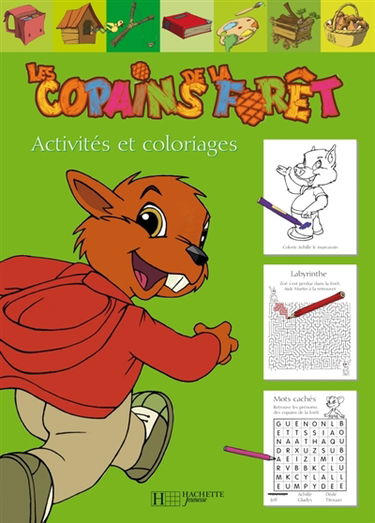 Les copains de la forêt, activités et coloriages