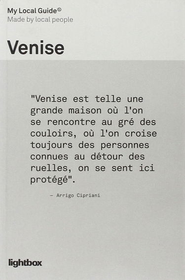 My local guide Venise