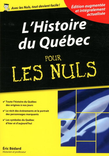 Couverture de Histoire du Québec pour les nuls(L')