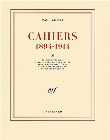 Cahiers : 1894-1914. Vol. 11. 1911-1912