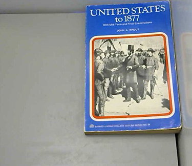 Couverture de The United States to 1877