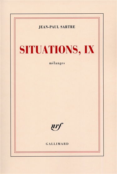 Situations. Vol. 9. Mélanges