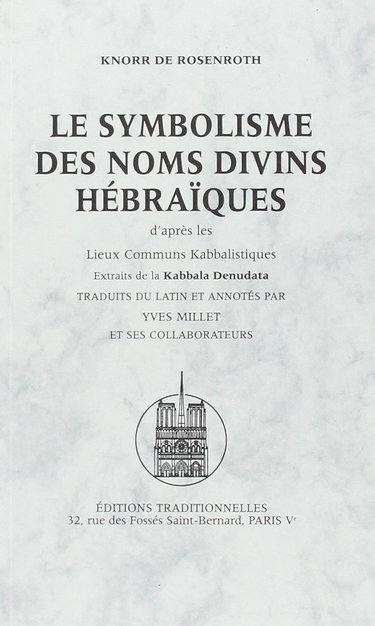 Le symbolisme des noms divins hébraïques