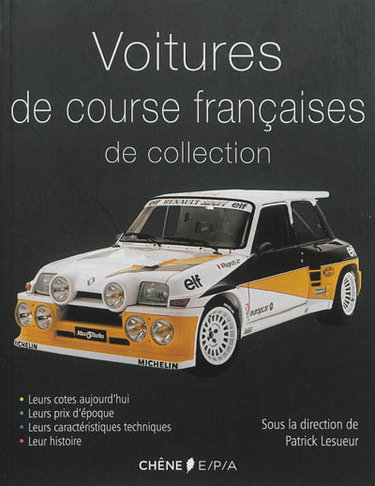 Couverture de Voitures de course françaises de collection par Patrick Lesueur