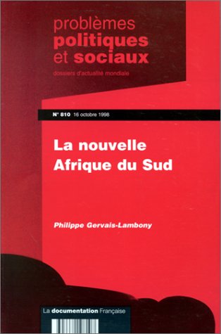 Couverture de La nouvelle Afrique du Sud