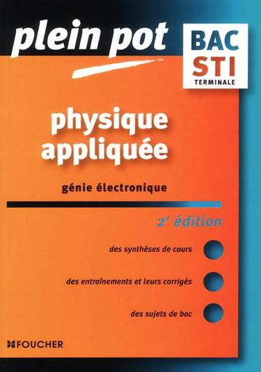 Physique appliquée génie électronique bac STI Terminale