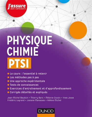 Physique chimie PTSI