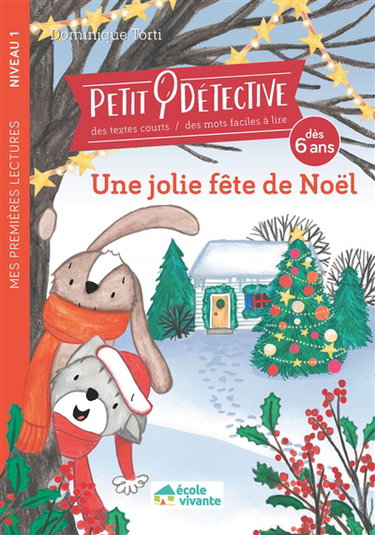 Couverture de Petit détective. Une jolie fête de Noël