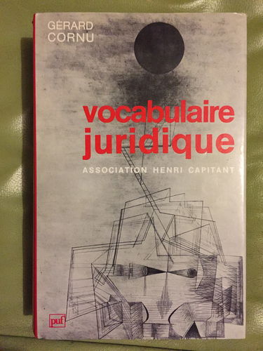 Vocabulaire juridique