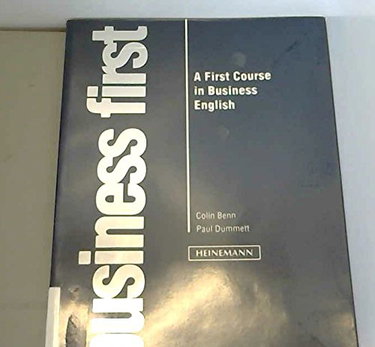 Couverture de Business First. Student's book