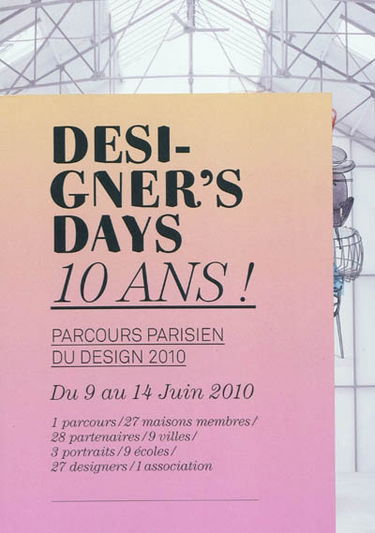 Designer's days, n° 2. Designer's days, 10 ans !