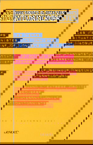 Archives et documents situationnistes, n° 1