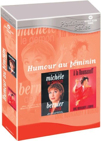 Couverture de Michèle Bernier : Le Démon de midi / Anne Roumanoff : A la Roumanoff - Coffret 2 DVD