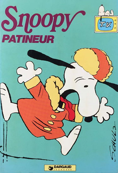 Snoopy patineur