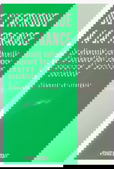 De l'Afrique à la France : la diversité culturelle d'aujourd'hui comme source d'action sociétale : éléments de stratégie